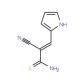 (2Z)-2-cyano-3-(1H-pyrrol-2-yl)prop-2-enethioamide - chemical structure image