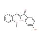 (2Z)-6-hydroxy-2-(2-methoxybenzylidene)-1-benzofuran-3(2H)-one - chemical structure image