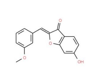 (2Z)-6-hydroxy-2-(3-methoxybenzylidene)-1-benzofuran-3(2H)-one - chemical structure image