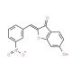 (2Z)-6-hydroxy-2-(3-nitrobenzylidene)-1-benzofuran-3(2H)-one - chemical structure image
