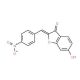 (2Z)-6-hydroxy-2-(4-nitrobenzylidene)-1-benzofuran-3(2H)-one - chemical structure image