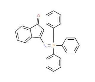 3-[(1,1,1-Triphenyl-lambda~5~-phosphanylidene)amino]-1H-inden-1-one - chemical structure image