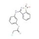 3-[(1,1-dioxido-1,2-benzisothiazol-3-yl)amino]phenyl chloroacetate - chemical structure image
