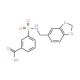 3-{[(1,3-benzodioxol-5-ylmethyl)amino]sulfonyl}benzoic acid - chemical structure image