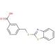 3-[(1,3-benzothiazol-2-ylthio)methyl]benzoic acid - chemical structure image