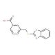 3-[(1,3-Benzoxazol-2-ylthio)methyl]benzoic acid - chemical structure image