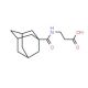 3-[(1-adamantylcarbonyl)amino]propanoic acid (CAS 21241-42-9) - chemical structure image