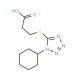 3-[(1-Cyclohexyl-1H-tetraazol-5-yl)sulfanyl]propanoic acid - chemical structure image