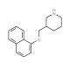 3-[(1-Naphthyloxy)methyl]piperidine - chemical structure image