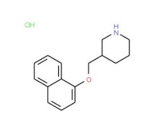 3-[(1-Naphthyloxy)methyl]piperidinehydrochloride - chemical structure image