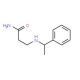3-[(1-Phenylethyl)amino]propanamide - chemical structure image