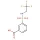 3-{[(2,2,2-trifluoroethyl)amino]sulfonyl}benzoic acid - chemical structure image