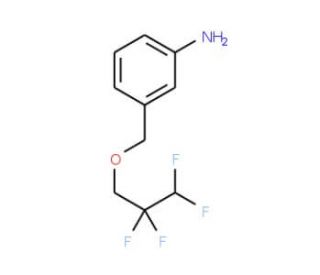 3-[(2,2,3,3-tetrafluoropropoxy)methyl]aniline - chemical structure image