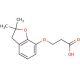 3-[(2,2-dimethyl-2,3-dihydro-1-benzofuran-7-yl)oxy]propanoic acid - chemical structure image