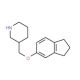 3-[(2,3-Dihydro-1H-inden-5-yloxy)methyl]piperidine - chemical structure image