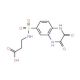 3-{[(2,3-Dioxo-1,2,3,4-tetrahydroquinoxalin-6-yl)-sulfonyl]amino}propanoic acid - chemical structure image