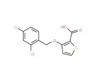 3-[(2,4-Dichlorobenzyl)oxy]-2-thiophene-carboxylic acid - chemical structure image