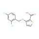 3-[(2,4-Dichlorobenzyl)oxy]-2-thiophene-carboxylic acid - chemical structure image