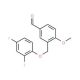 3-[(2,4-Difluorophenoxy)methyl]-4-methoxybenzaldehyde - chemical structure image