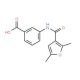 3-[(2,5-Dimethyl-furan-3-carbonyl)-amino]-benzoic acid - chemical structure image