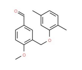 3-[(2,5-Dimethylphenoxy)methyl]-4-methoxybenzaldehyde - chemical structure image