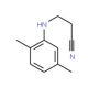 3-[(2,5-dimethylphenyl)amino]propanenitrile (CAS 36072-16-9) - chemical structure image