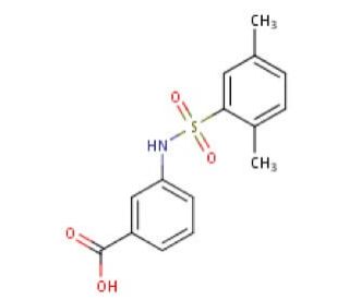 3-{[(2,5-dimethylphenyl)sulfonyl]amino}benzoic acid (CAS 727704-68-9) - chemical structure image
