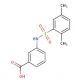 3-{[(2,5-dimethylphenyl)sulfonyl]amino}benzoic acid (CAS 727704-68-9) - chemical structure image