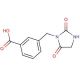 3-[(2,5-dioxoimidazolidin-1-yl)methyl]benzoic acid - chemical structure image