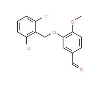 3-[(2,6-Dichlorobenzyl)oxy]-4-methoxybenzaldehyde - chemical structure image