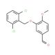 3-[(2,6-Dichlorobenzyl)oxy]-4-methoxybenzaldehyde - chemical structure image