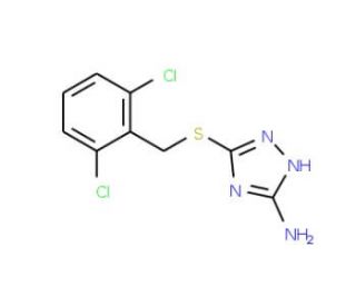 3-[(2,6-Dichlorobenzyl)sulfanyl]-1H-1,2,4-triazol-5-amine - chemical structure image