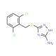 3-[(2,6-Dichlorobenzyl)sulfanyl]-1H-1,2,4-triazol-5-amine - chemical structure image