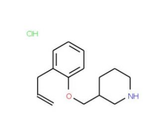 3-[(2-Allylphenoxy)methyl]piperidine hydrochloride - chemical structure image