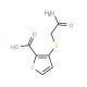 3-[(2-Amino-2-oxoethyl)sulfanyl]-2-thiophenecarboxylic acid - chemical structure image