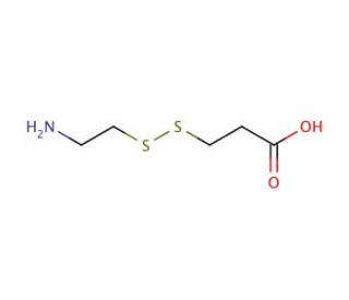 3-[(2-Aminoethyl)dithio]propionic Acid (CAS 15579-00-7) - chemical structure image
