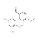 3-[(2-Bromo-4-chlorophenoxy)methyl]-4-methoxybenzaldehyde - chemical structure image