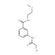 3-[(2-Bromoacetyl)amino]-N-(2-methoxyethyl)-benzamide - chemical structure image