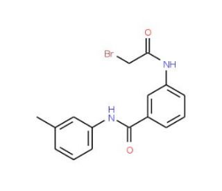 3-[(2-Bromoacetyl)amino]-N-(3-methylphenyl)-benzamide - chemical structure image