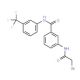 3-[(2-Bromoacetyl)amino]-N-[3-(trifluoromethyl)-phenyl]benzamide - chemical structure image
