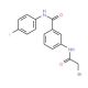 3-[(2-Bromoacetyl)amino]-N-(4-fluorophenyl)-benzamide - chemical structure image
