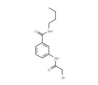 3-[(2-Bromoacetyl)amino]-N-butylbenzamide - chemical structure image