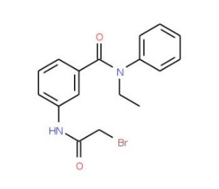 3-[(2-Bromoacetyl)amino]-N-ethyl-N-phenylbenzamide - chemical structure image