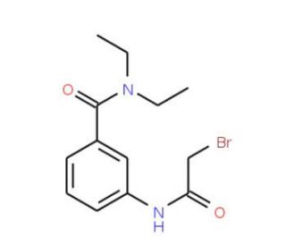 3-[(2-Bromoacetyl)amino]-N,N-diethylbenzamide - chemical structure image