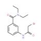 3-[(2-Bromoacetyl)amino]-N,N-diethylbenzamide - chemical structure image