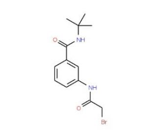 3-[(2-Bromoacetyl)amino]-N-(tert-butyl)benzamide - chemical structure image