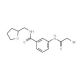 3-[(2-Bromoacetyl)amino]-N-(tetrahydro-2-furanylmethyl)benzamide - chemical structure image