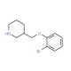 3-[(2-Bromophenoxy)methyl]piperidine - chemical structure image