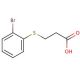 3-[(2-bromophenyl)thio]propanoic acid - chemical structure image