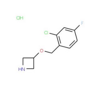 3-[(2-Chloro-4-fluorobenzyl)oxy]azetidinehydrochloride - chemical structure image